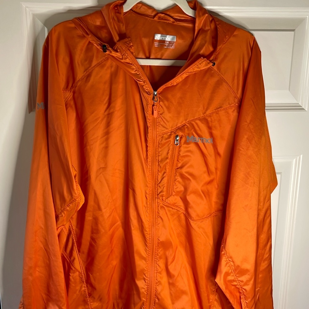 Mens Marmot Ultra Light Running Hooded Jacket Windbreaker Size XXL